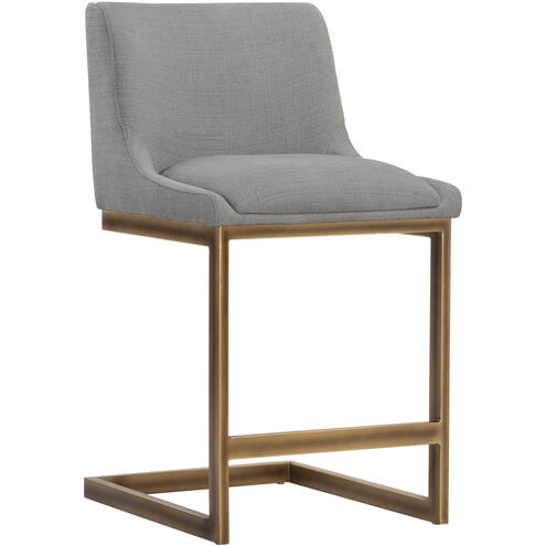 Holly 36.75 inch Zenith Soft Grey Counter Stool